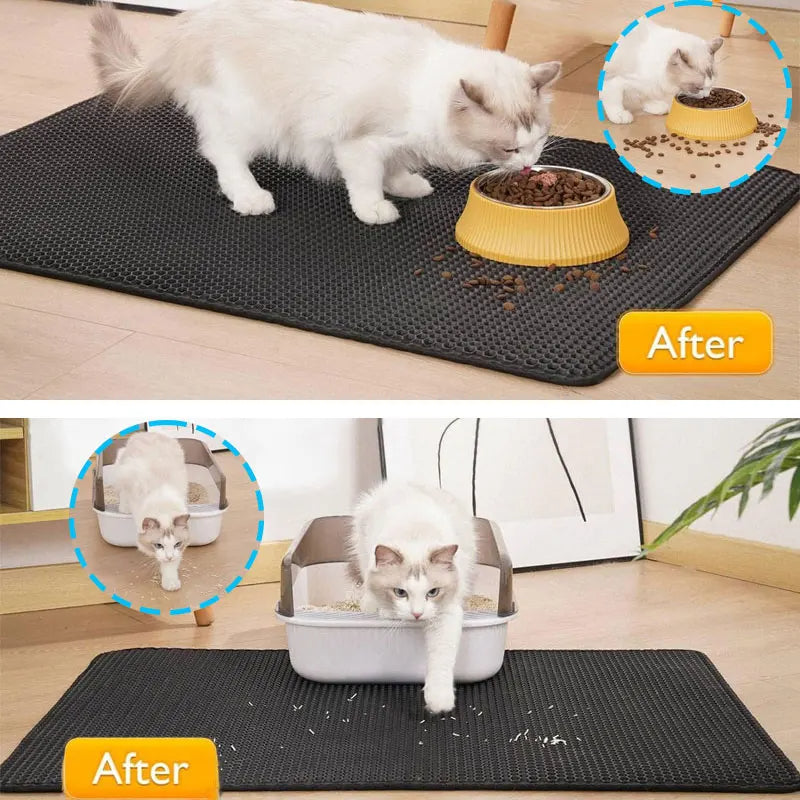 Self-Cleaning Litter Box Mat