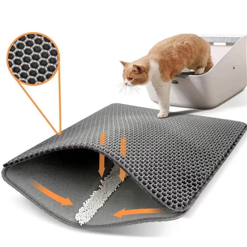 Self-Cleaning Litter Box Mat