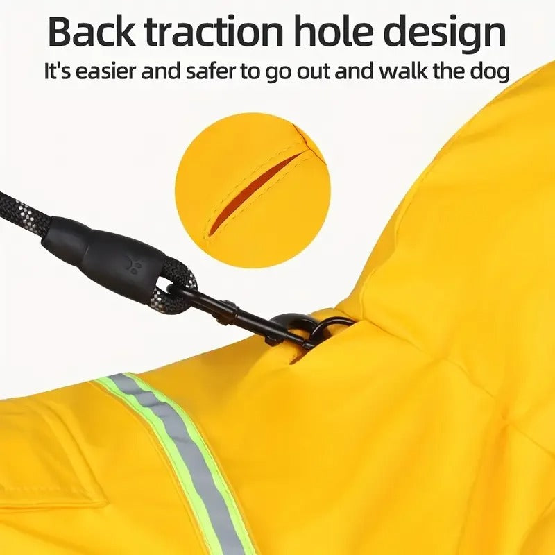 Dog Raincoat with Hood