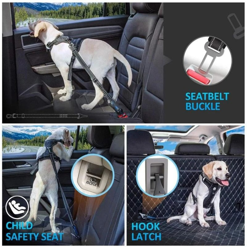 Adjustable Dog Seat Belt