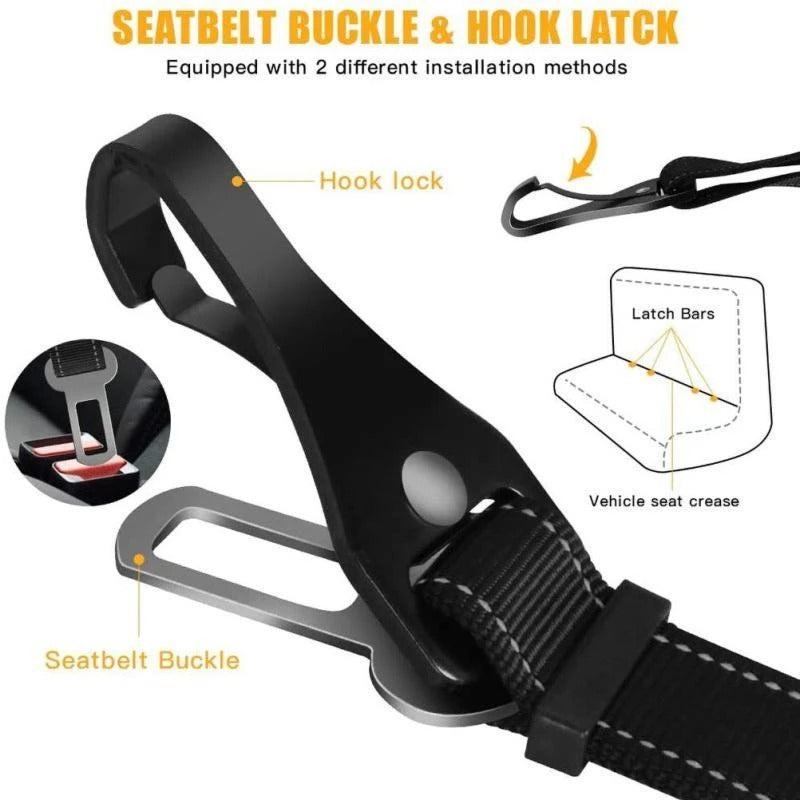 Adjustable Dog Seat Belt