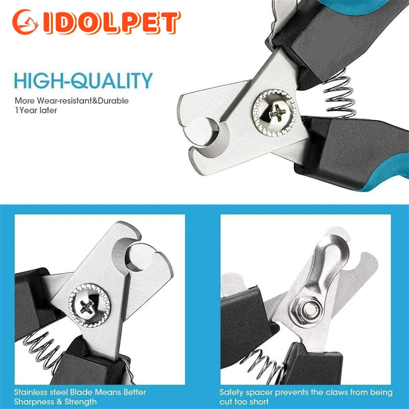 Pet Nail Clippers with Safety Guard
