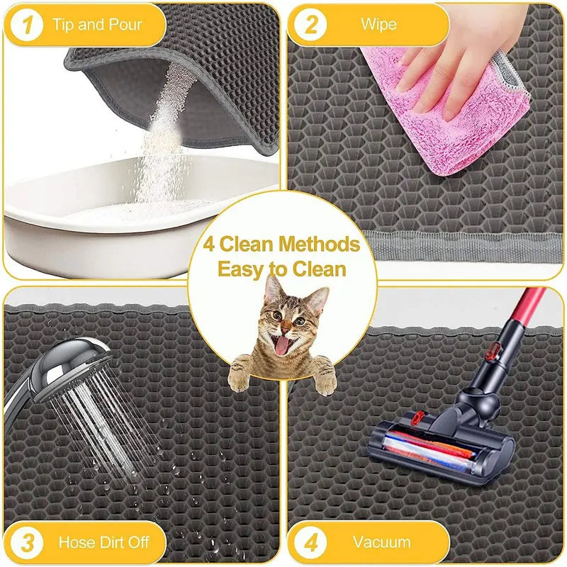 Self-Cleaning Litter Box Mat