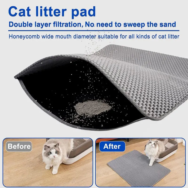 Self-Cleaning Litter Box Mat