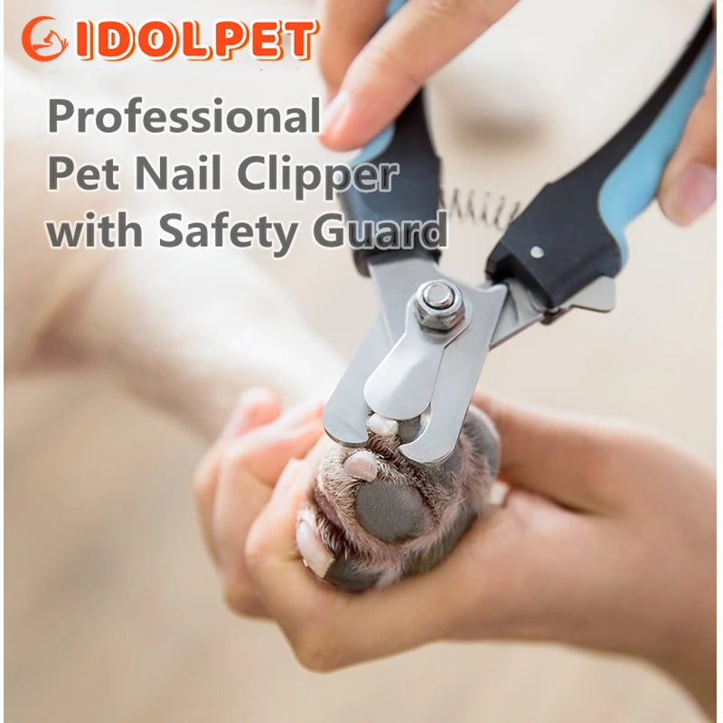 Pet Nail Clippers with Safety Guard