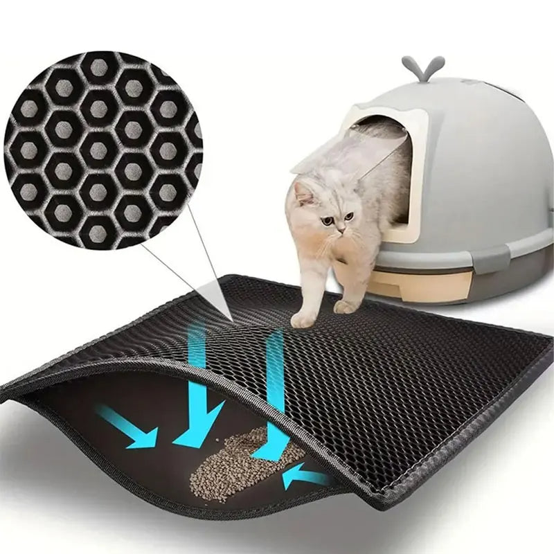 Self-Cleaning Litter Box Mat